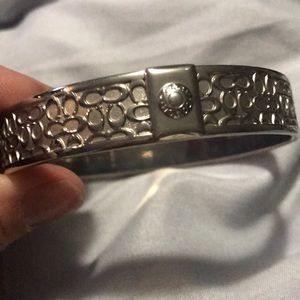 Coach silver bracelet
